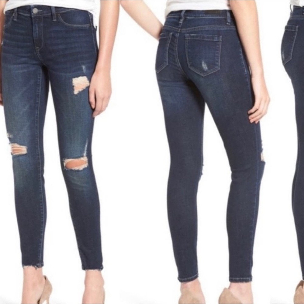 Blank NYC The Crop Skinny Distressed Jeans SIZE 25
